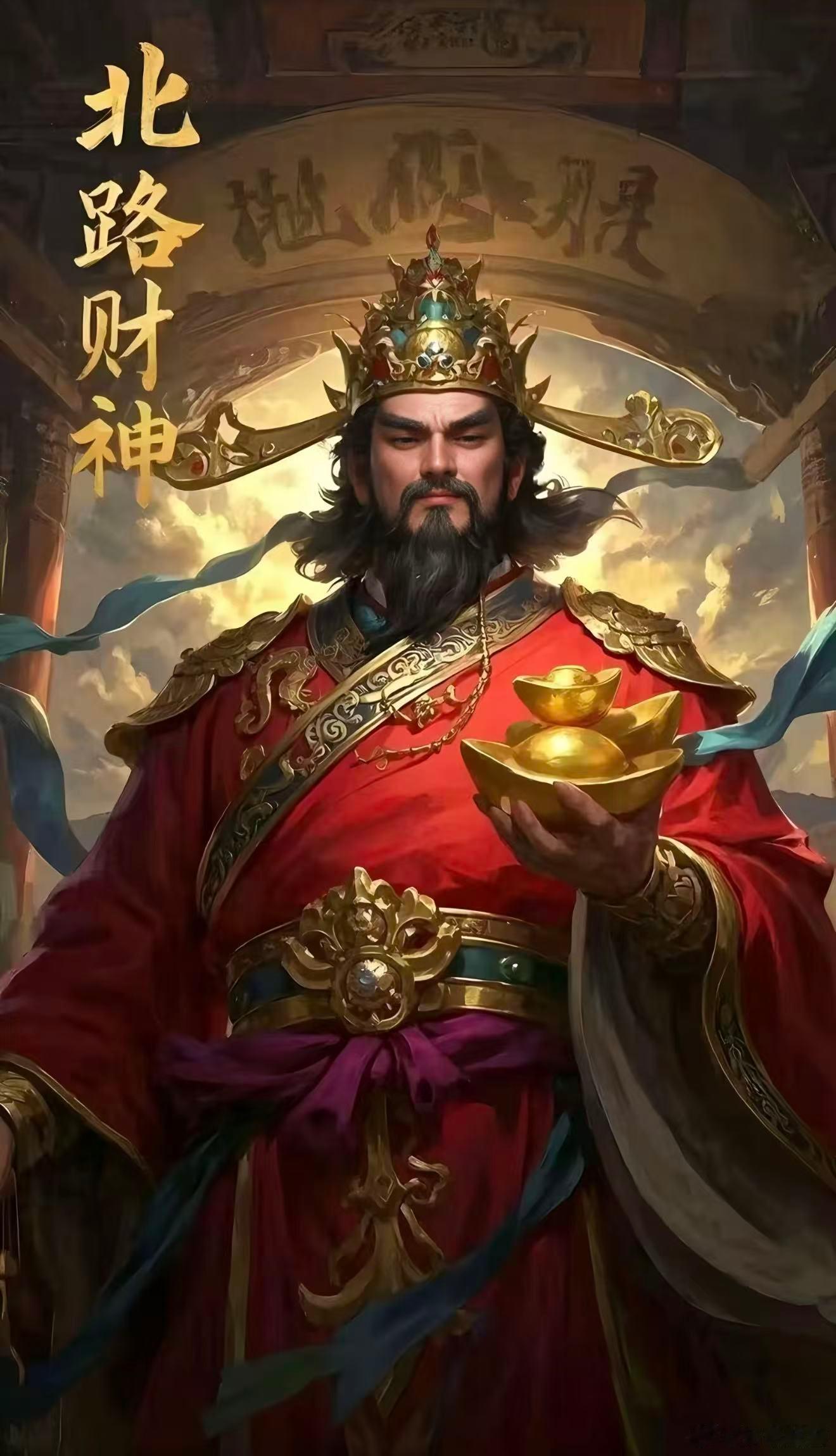 财神到🙏，愿财神降瑞福满厅堂，愿财气绕身金玉盈仓，生意兴隆通达四方，事业腾达步