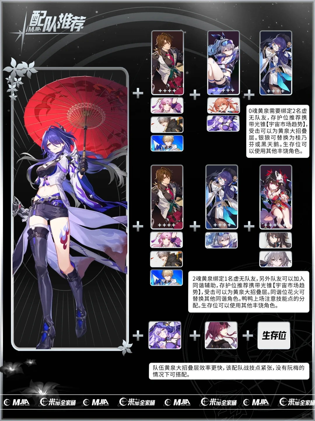黄泉配队一览｜简单易懂攻略