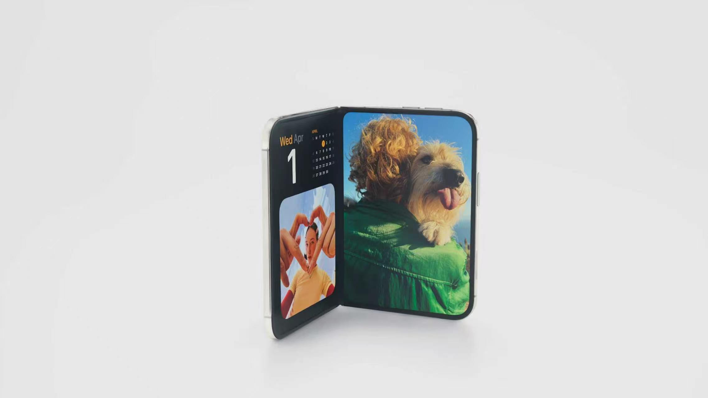 iPhone Duo正式亮相！取消了沿用多年的Face ID，改为指纹解锁。屏幕