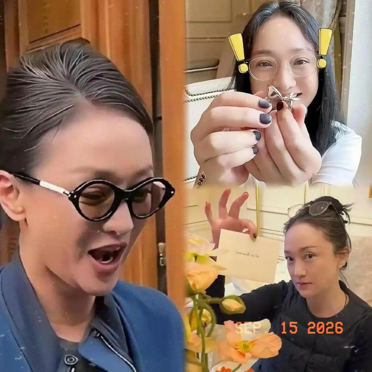 周迅一头白发参加活动，
不由得让人感慨，
岁月不饶人啊，也看出了周迅完全没有容颜