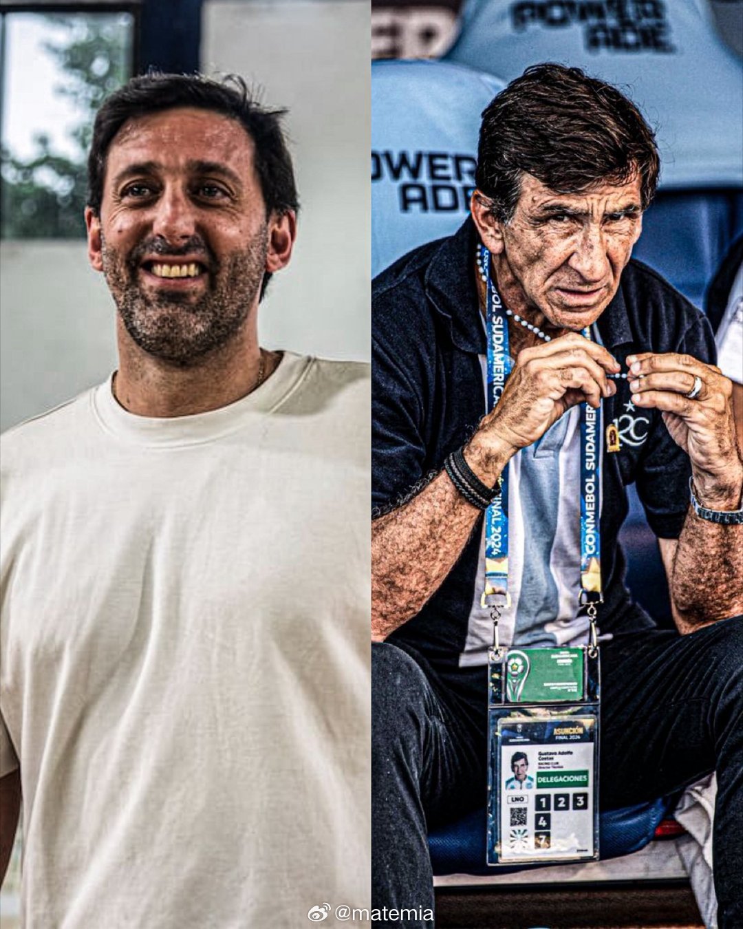 ⚠️🇦🇷 尽管止步南美解放者杯半决赛，但竞技主席迭戈米利托向主帅科斯塔斯提供