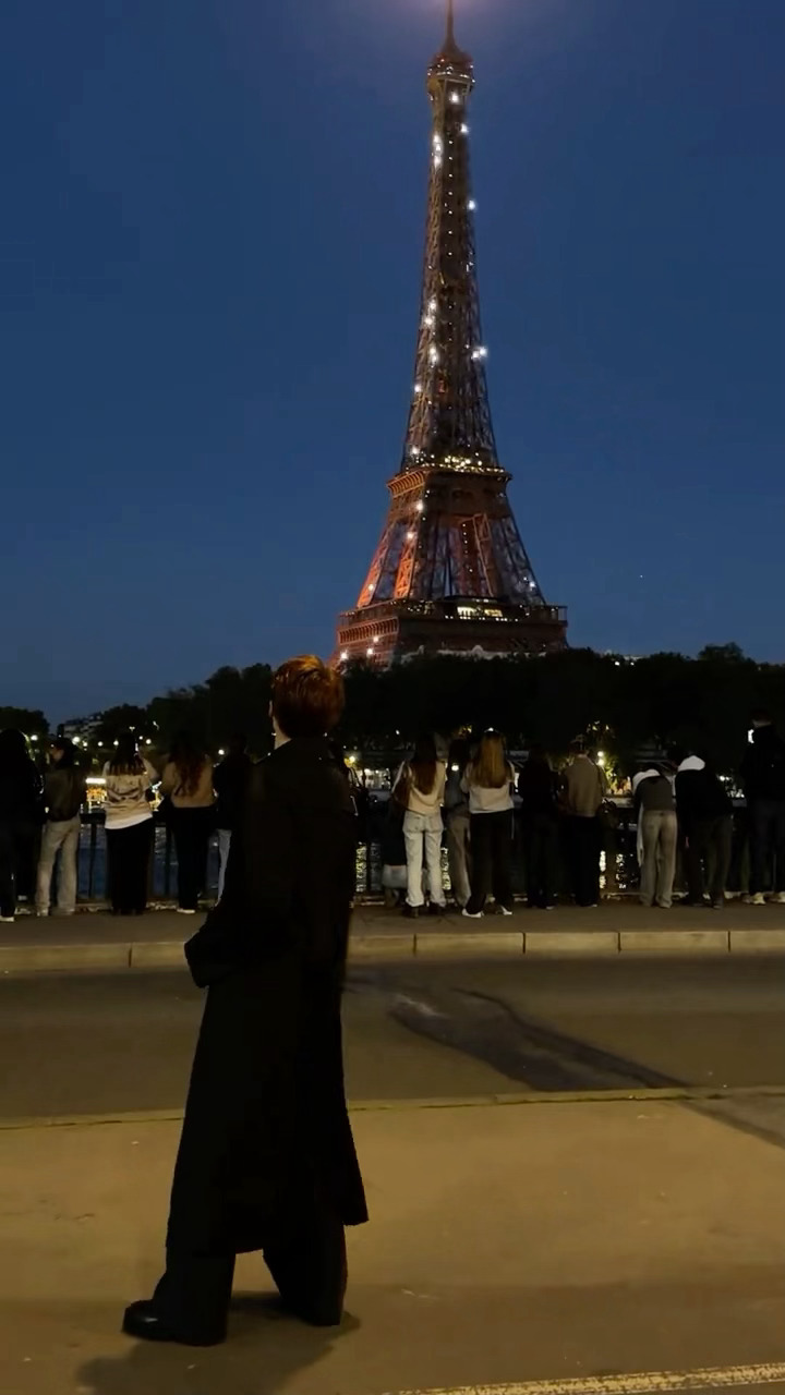 天啊我怎么才发现埃菲尔铁塔一年只亮一次粉色灯光，但是老公也不知道到底什么时候亮，