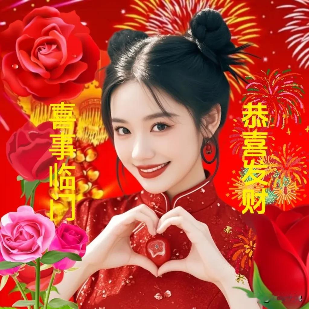 晒图笔记大赛恭喜发财，喜事临门，祝大家岀门遇喜，日进斗金，一夜暴富！