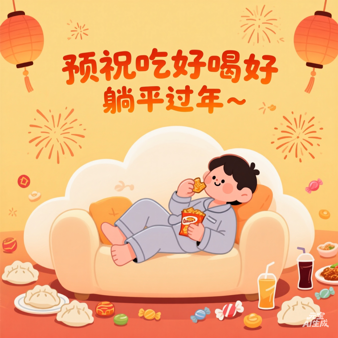 除夕【除夕到啦】除夕夜，最怕的不是没收到祝福，而是收到一堆“复制粘贴”的微信——