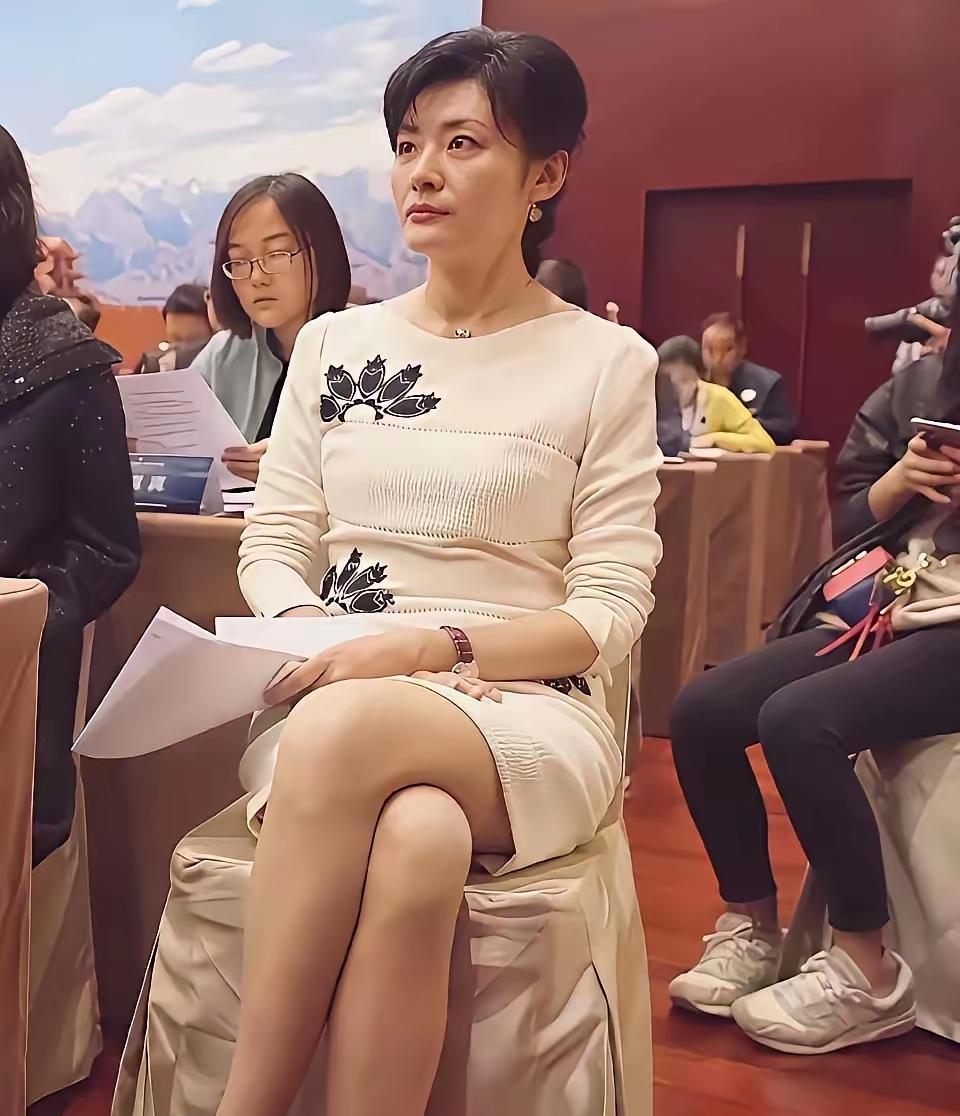 曾经的中央名嘴，现在这气质一看就是大人物