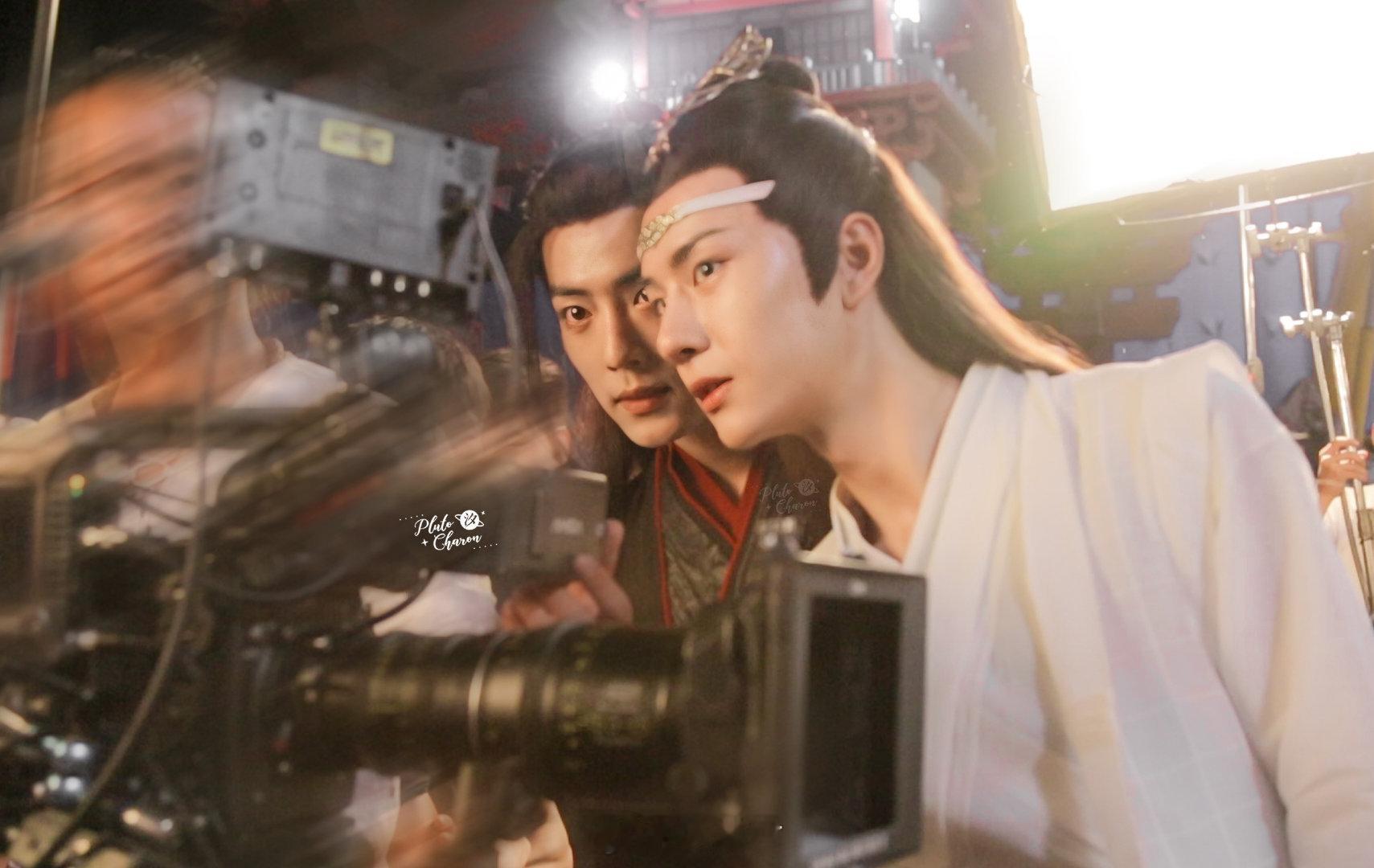 陈情令[超话] 🦁🐰陈情令 【忘羡永远幸福】那些花絮里面的甜蜜时光，真的藏不