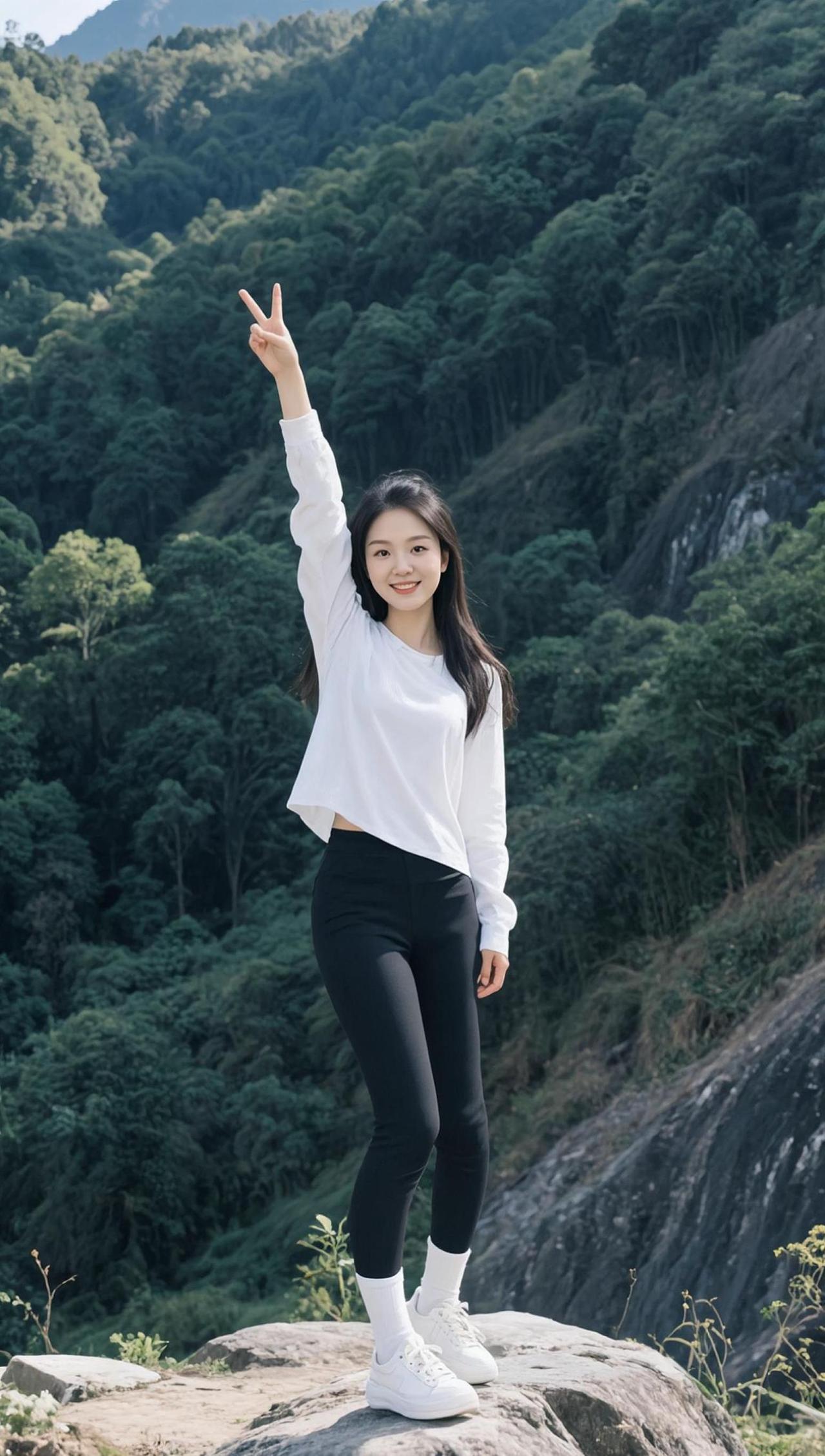 AI山野生活照 抖音ai创作