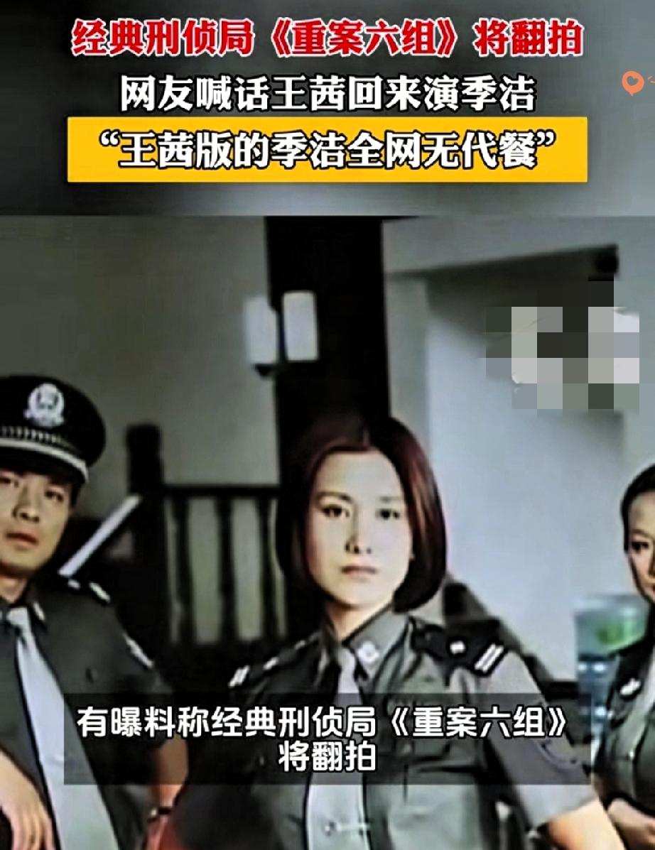 《重案六组》翻拍官宣直接炸穿热搜！谁能接下王茜的季洁，成了全网最较真的考题。
 
