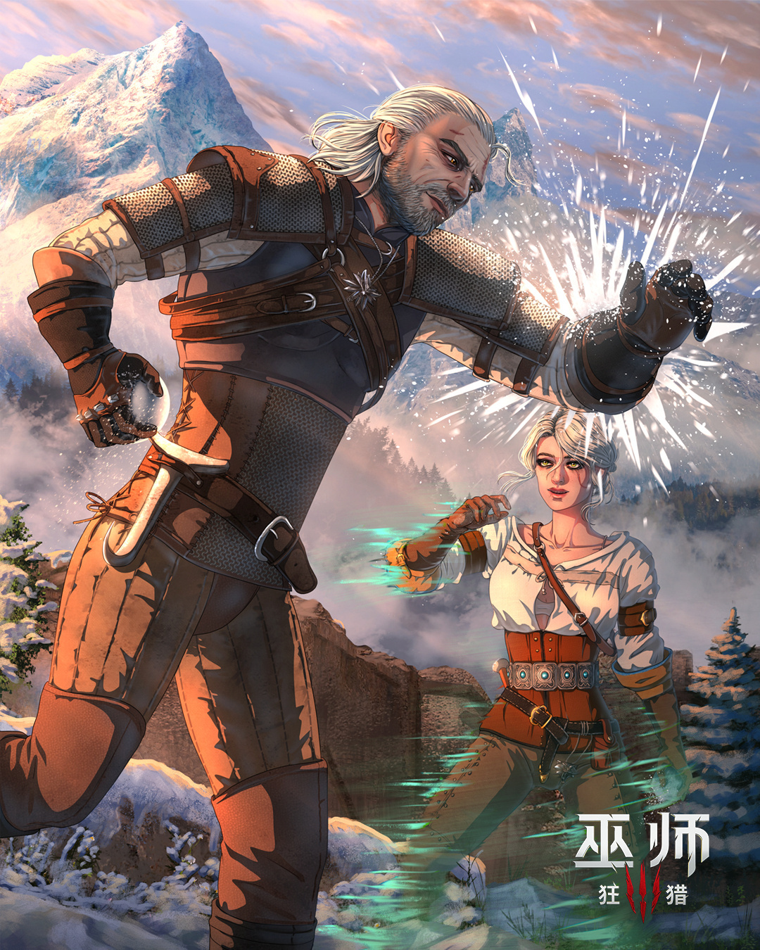 CDPR父亲节贺图公开。父亲节 巫师3