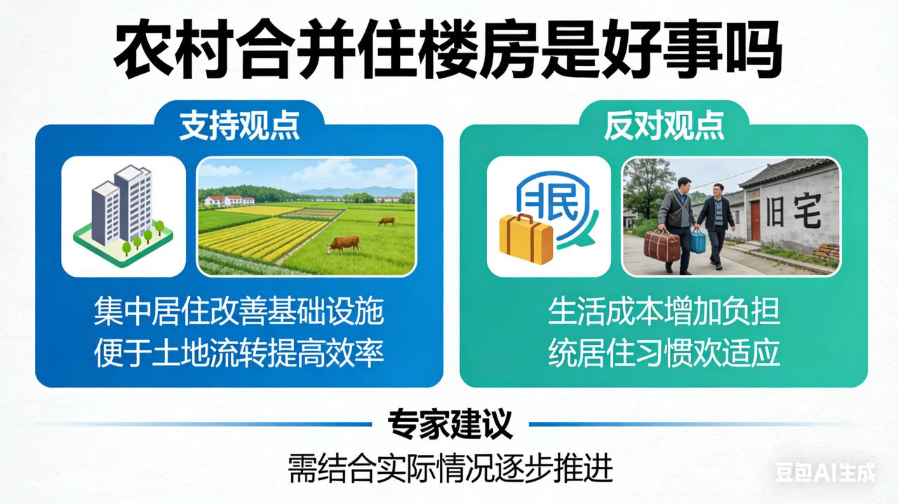 农村合并住楼房是好事吗