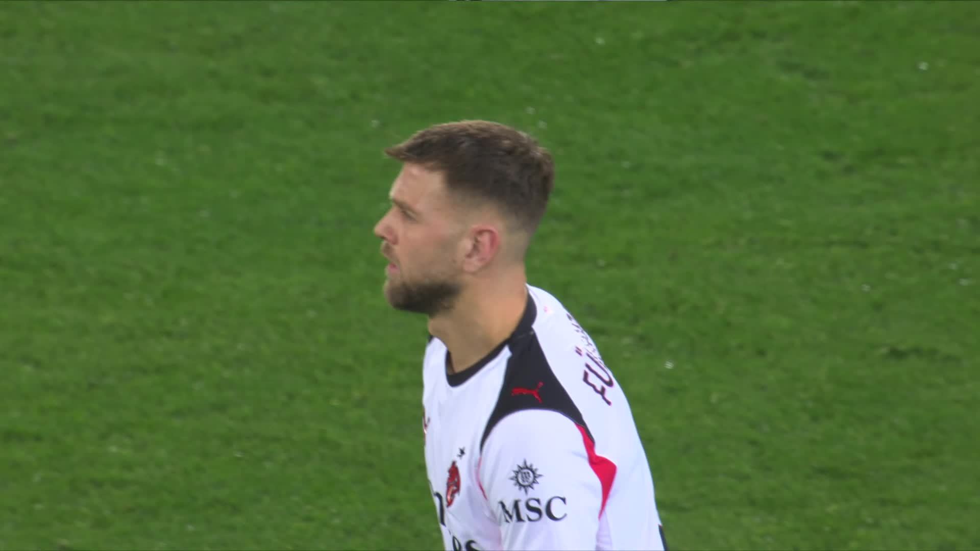 【替补亮相✅】 🔴⚫️ 第68分钟，米兰新援菲尔克鲁格🇩🇪替补出场，完成自