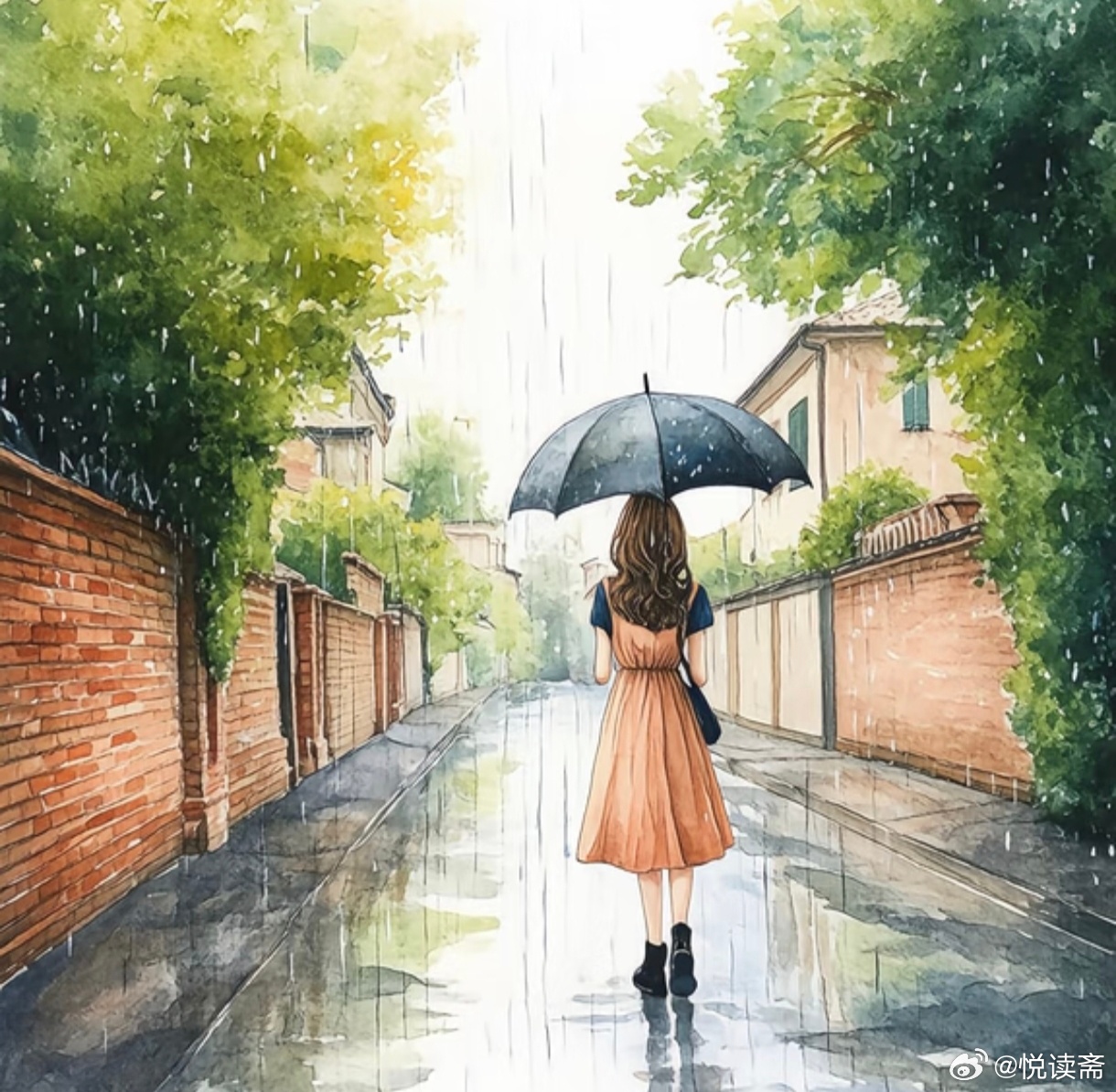 🍄🍄生活就像天气，有晴有雨——学会在风雨中给自己撑伞。 