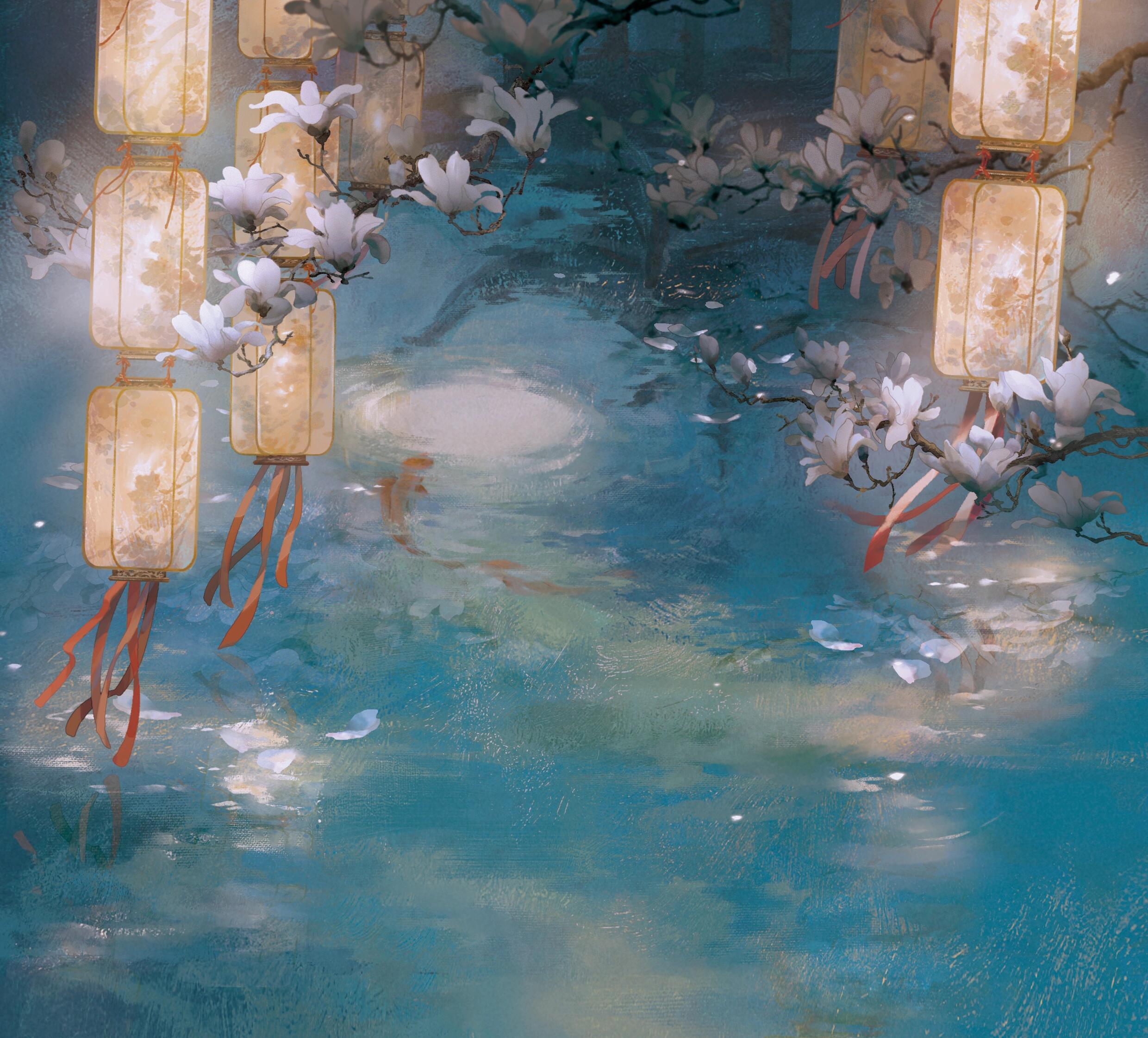 古风背景图｜信他世事年年如旧，好花常有，好梦长留 