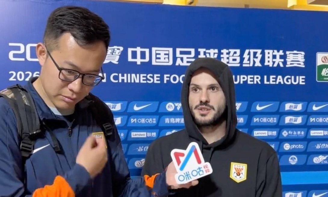 中超第5轮，泰山队客场1-0河南，赛后，瓦科接受了采访。对于点评一下比赛，瓦科表