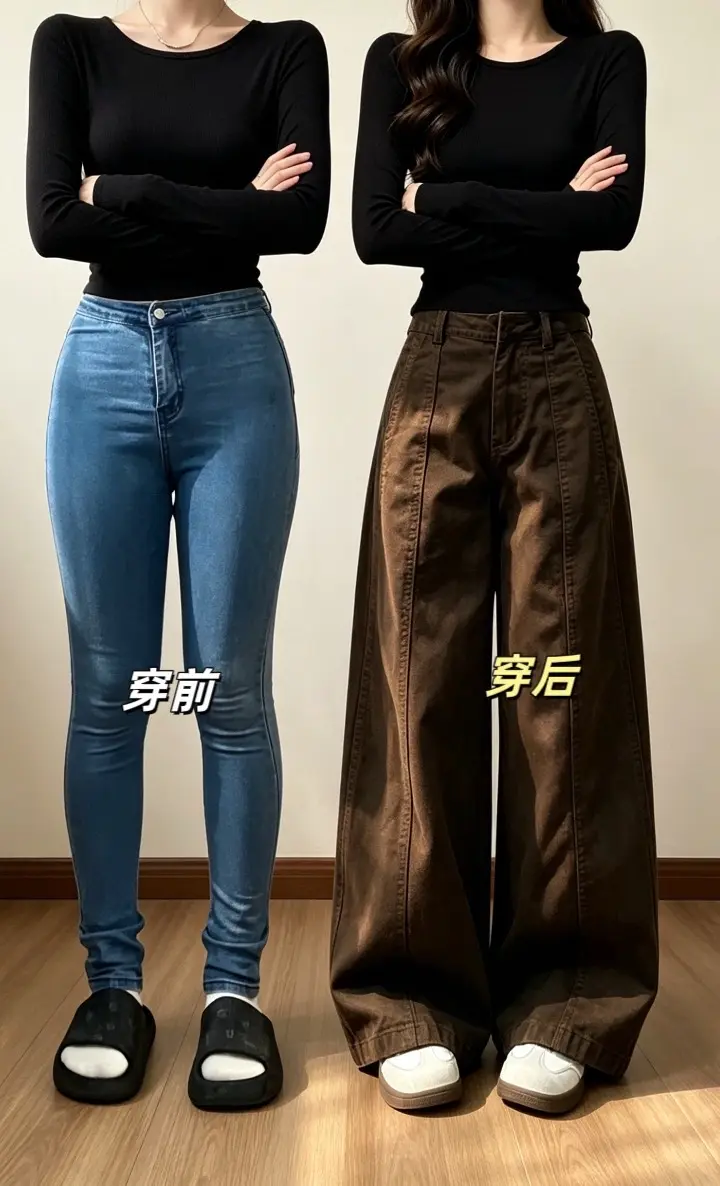 休闲减龄穿搭 好看的裤子怎么会嫌多 日常穿搭分享 通勤搭配 秋季新款