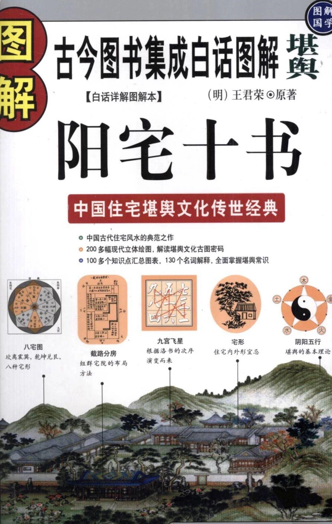 好书分享—《图解阳宅十书》

《图解阳宅十书》是明代风水学家王君荣编纂的阳宅堪舆
