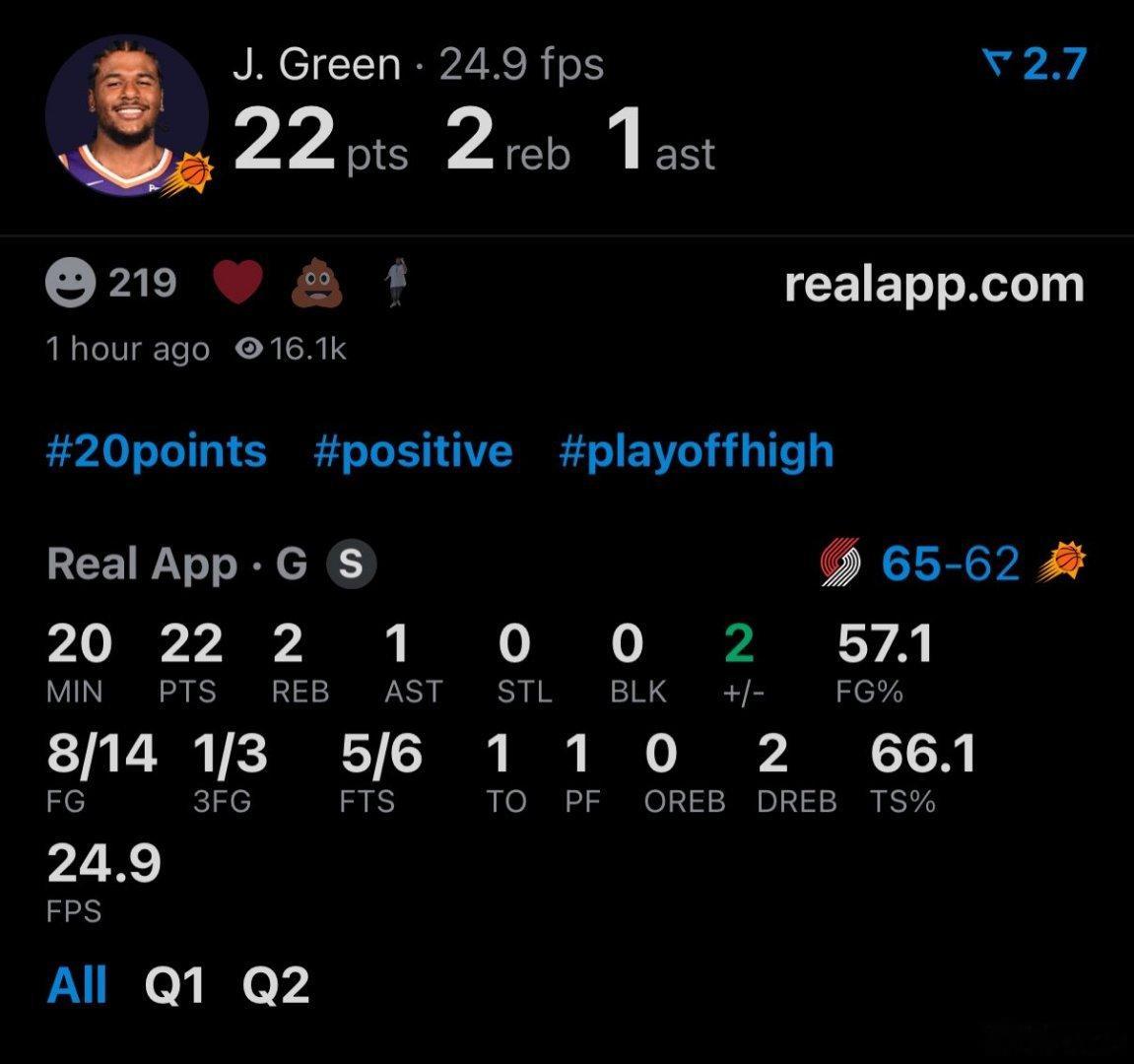 附加赛上半场杰伦格林爆砍22分NBA