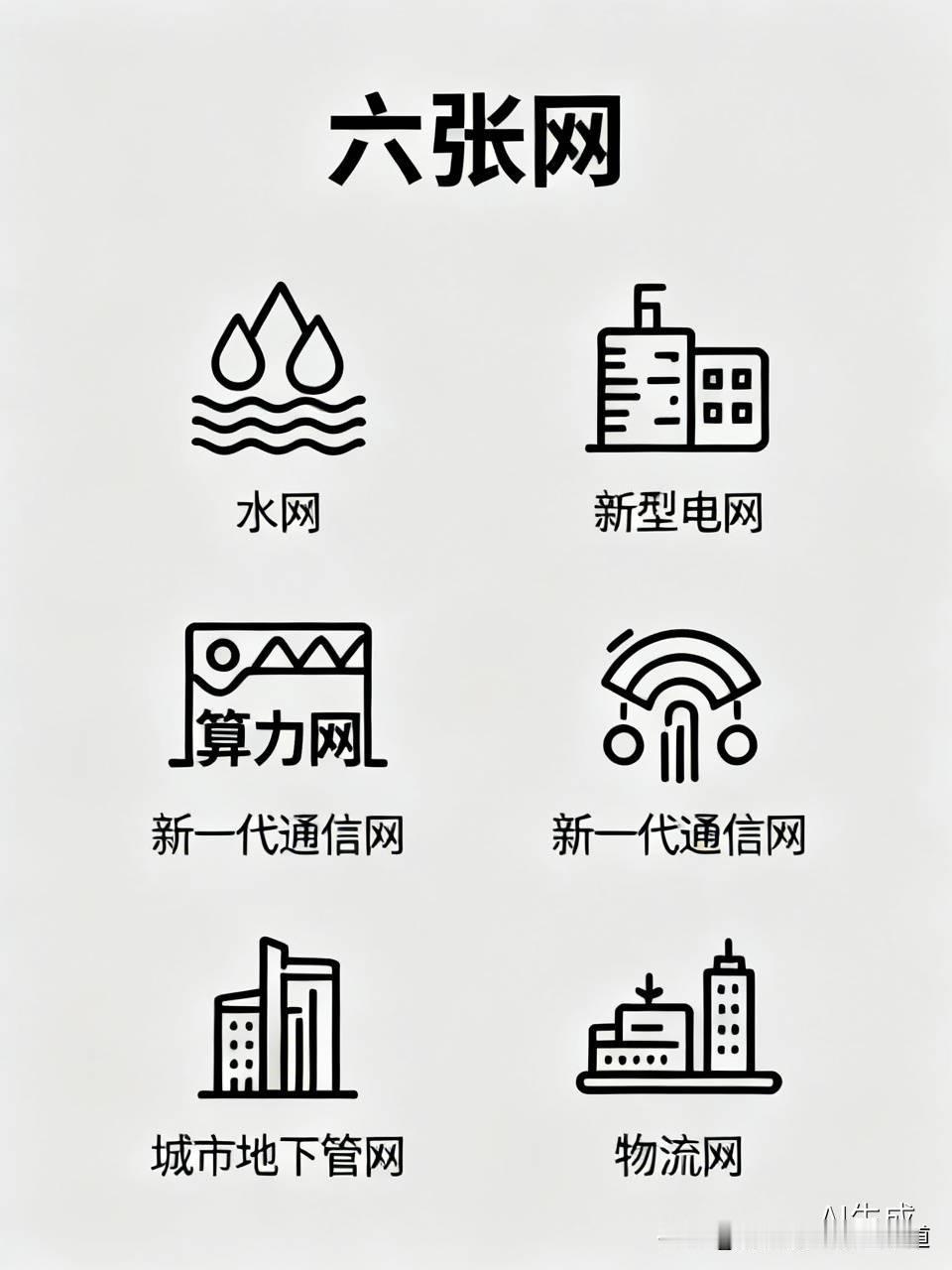 “六张网”

它是指的是国家在“十五五”开局阶段重点部署的六类基础设施网络，具体