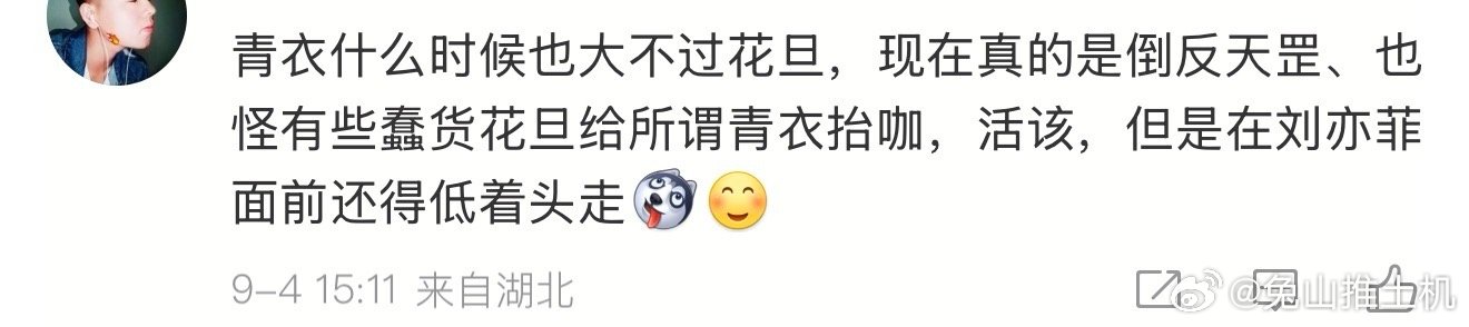 有这种粉丝真的看到头了，演员不比演技，不比实绩，凭借时尚竟然还能有这样高尚感，宋