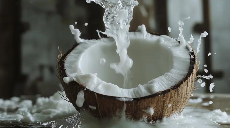 年轻人爱的椰子水塌房啦！数据显示，2024年中国椰子水行业规模达11亿美元，五年