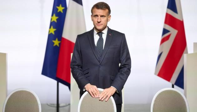 马克龙向议会提议法国在乌部署军队计划

法国总统埃马纽埃尔·马克龙在爱丽舍宫与议