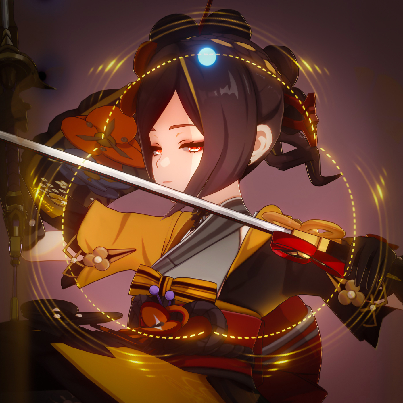 #原神[超话]##原神4.5版本二创##原神4.5版本# ​​​「 绯 」一理既