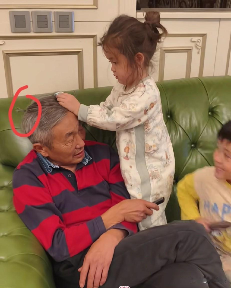 杜源，忙的不亦乐乎！
他虽然没有拍戏，但是在家里也是忙的不亦乐乎，孙子孙女把他忙