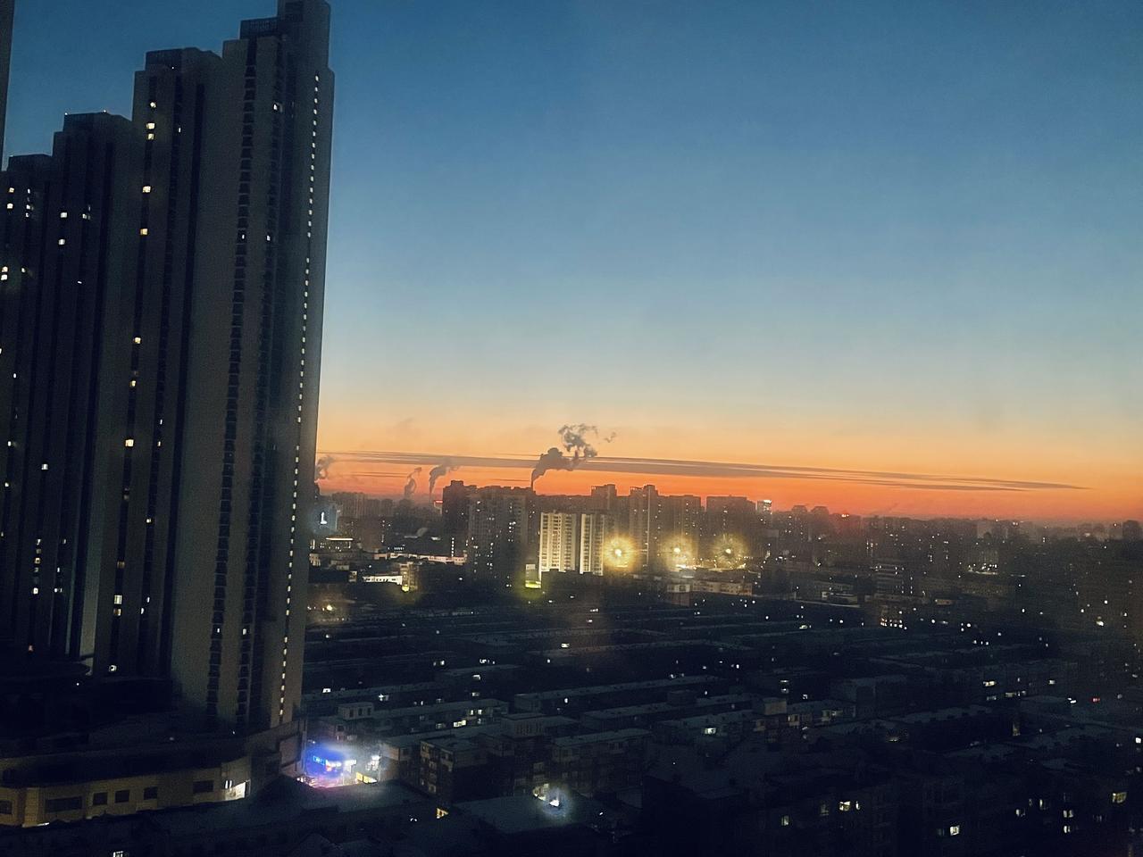 冬季里的夕阳🌇