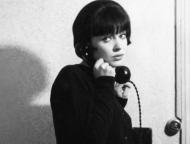 《随心所欲》（1962）片场的安娜·卡里娜𝐀𝐧𝐧𝐚 𝐊𝐚𝐫𝐢𝐧