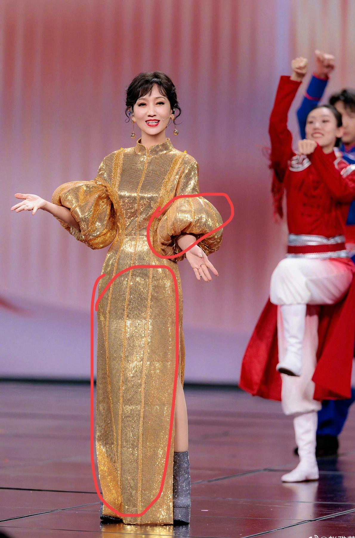 有点好奇央视元宵晚会赵雅芝的裙子是谁设计的，
这个审美真的是绝了，

看看赵雅芝