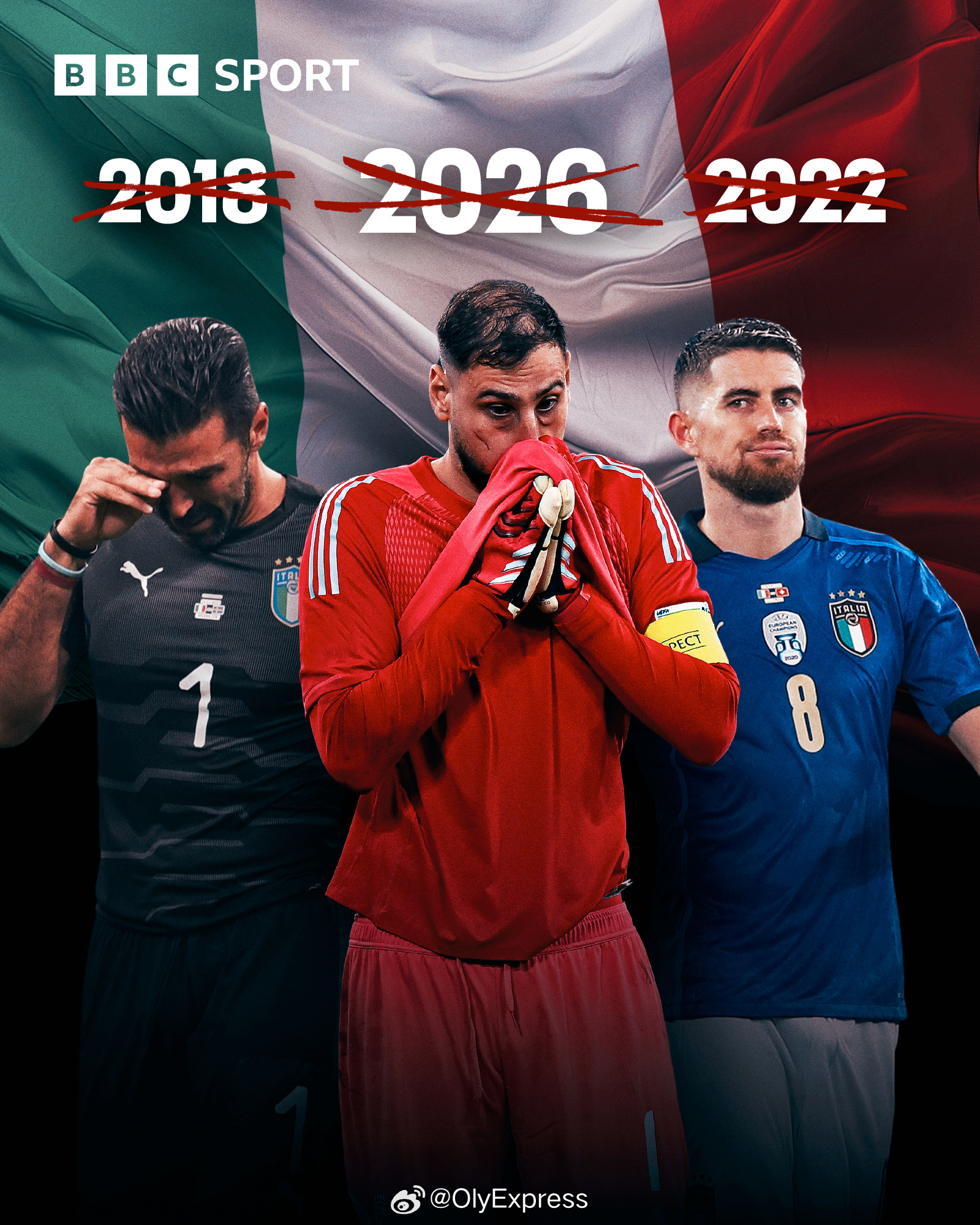 意大利连续三届无缘世界杯 强如意大利都这样，国足嘛，哈哈哈 