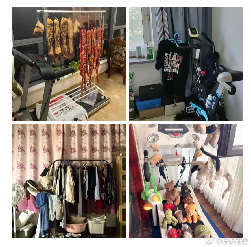 健身器材的最终宿命所有运动器械的最终命运都会变成衣架！开始我还不信，现在不得不信