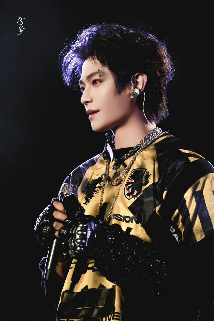 丁禹兮音乐节，现场是撕漫男丁禹兮，帅的不真实