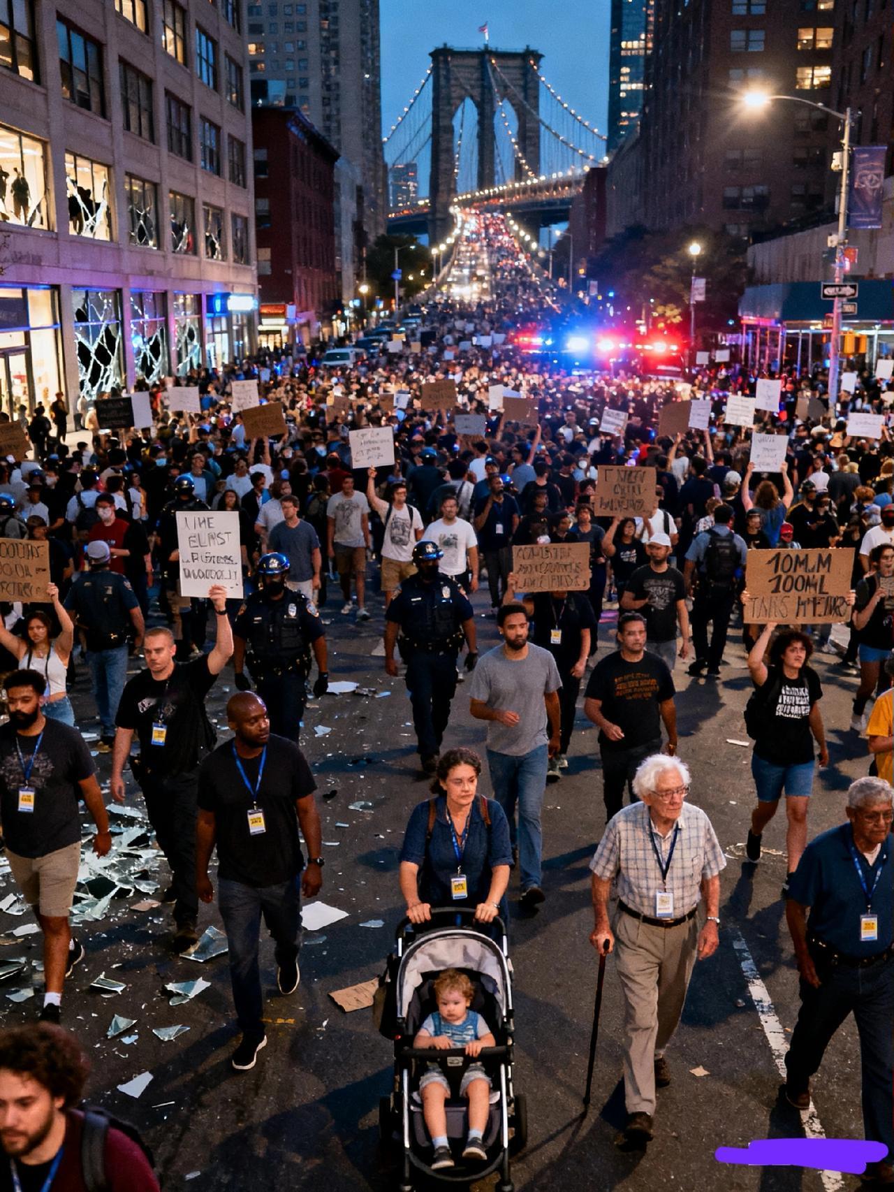 美国700万人涌上街头！这场全国性示威撕开了社会最痛的伤疤
 
凌晨三点的纽约街