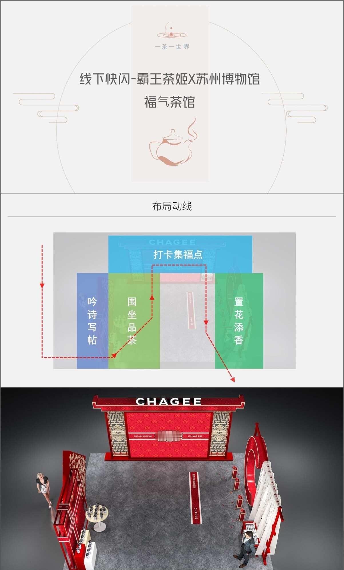 霸王茶姬的快闪方案，太牛了！
霸王茶姬 策划方案 市场营销 展陈设计 美陈设计 