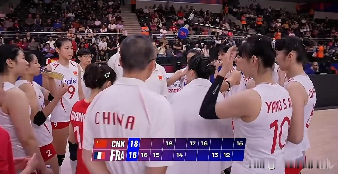 世界女排联赛土耳其站中国女排icon今晚对阵法国女排。

第一局以25:18获胜