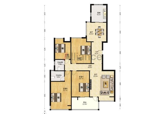 曲江南湖边精装一天没住的房子