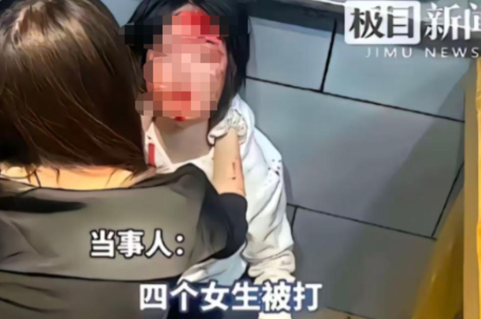 河北一家饭店，几个高中小姑娘坐一块吃饭，几个陌生男人走到饭桌跟前，凑过来跟这几个