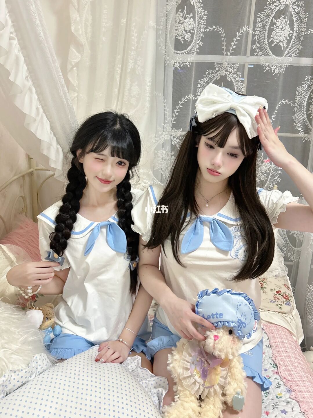 ど⁰̷̴͈꒨⁰̷̴͈う周末宅家 和姐妹这样拍泰甜啦！