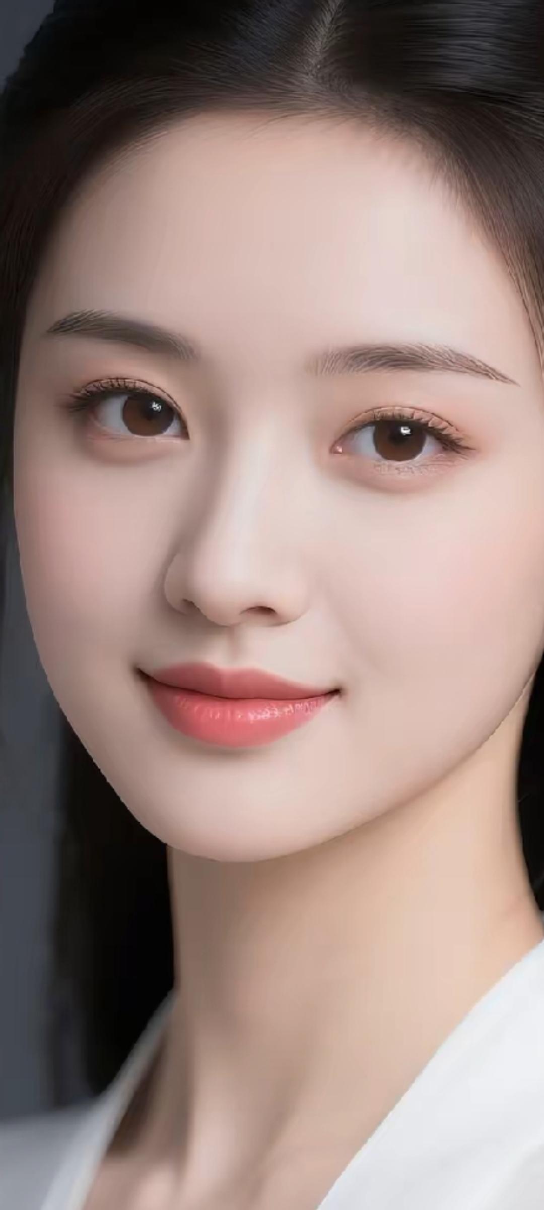 温柔甜美的微笑，散发着自然的光彩！🌟✨