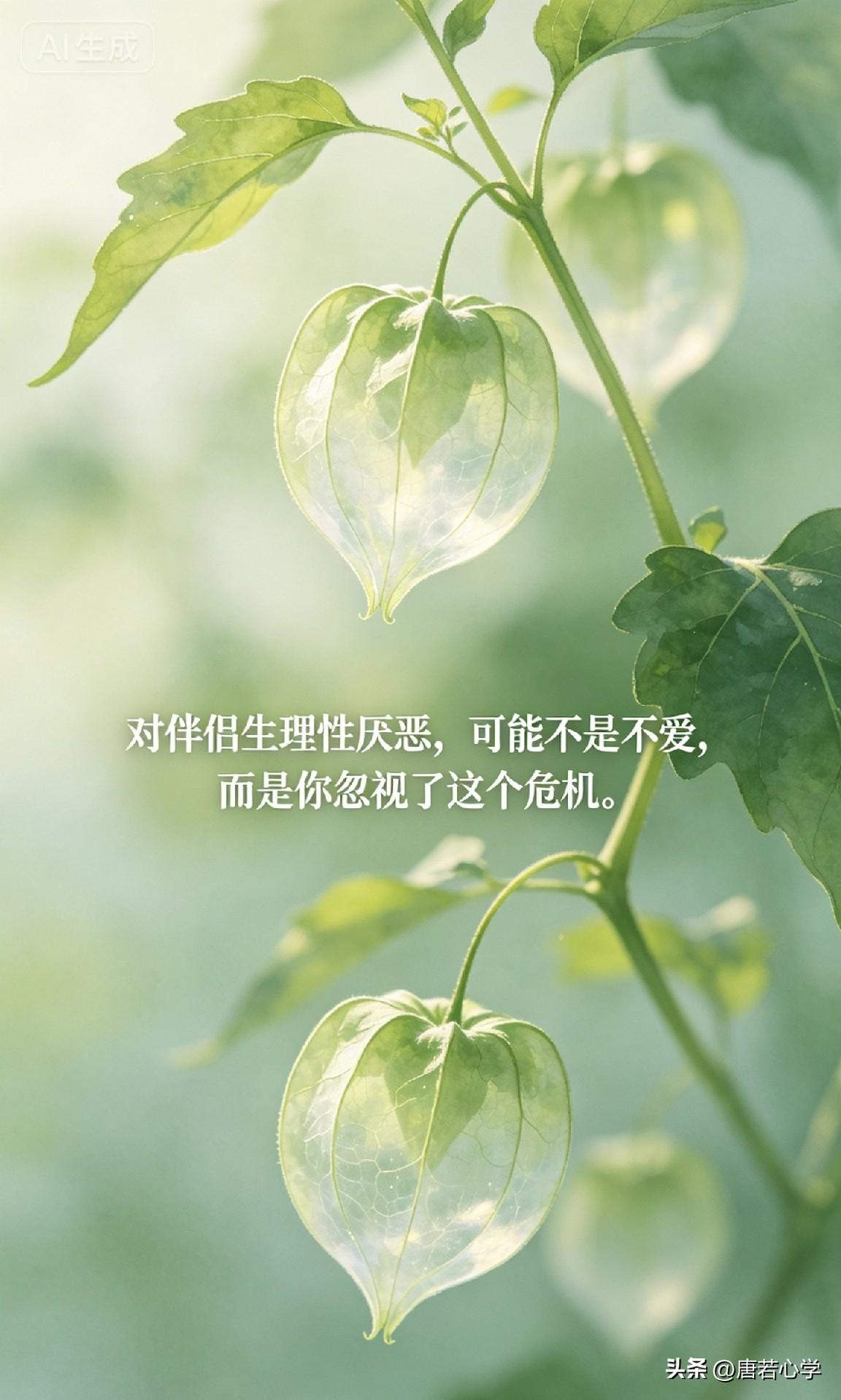 对伴侣生理性厌恶，可能不是不爱，而是你忽视了这个危机。

你一定有过这样的时刻，