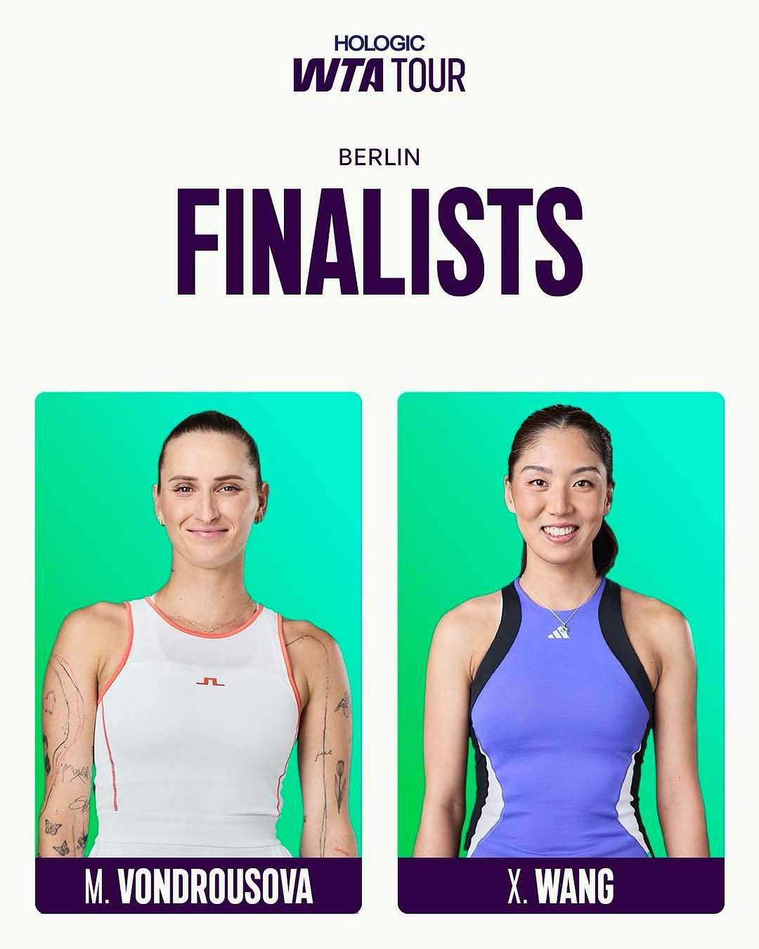 🎾决赛对阵：万卓索娃 vs [Q]王欣瑜⏰比赛时间：北京时间18:00🥊交手