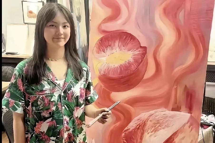 作者加速成长计划很多人讨论王诗龄这幅《桃子》拍出145万。客观来讲，她的绘画功底