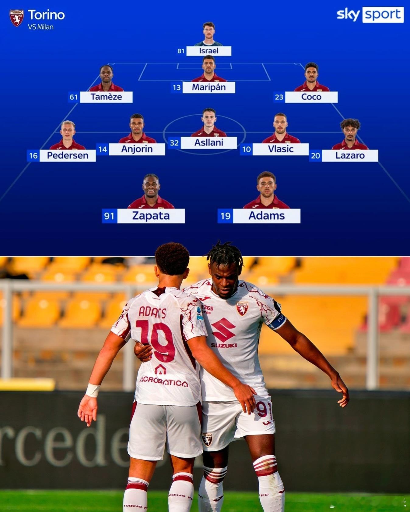 留意一下明天凌晨的这场，阿斯拉尼代表都灵首发，争取从毛晶晶身上拿分！国际米兰意甲