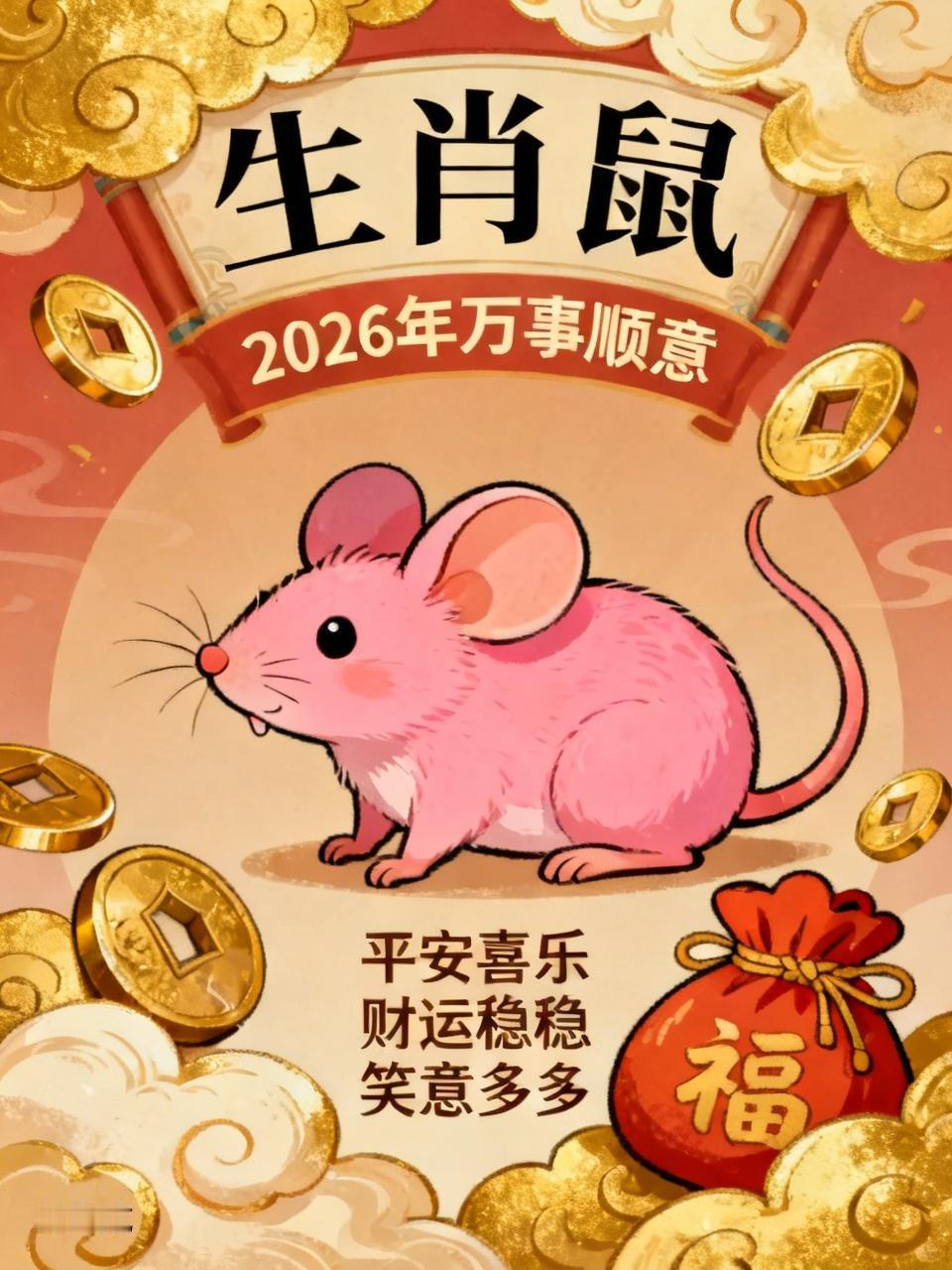 第一名：生肖鼠
鼠：该轮到你接福了
鼠：今天提笔写下我很好
鼠：如果你相信，奇迹