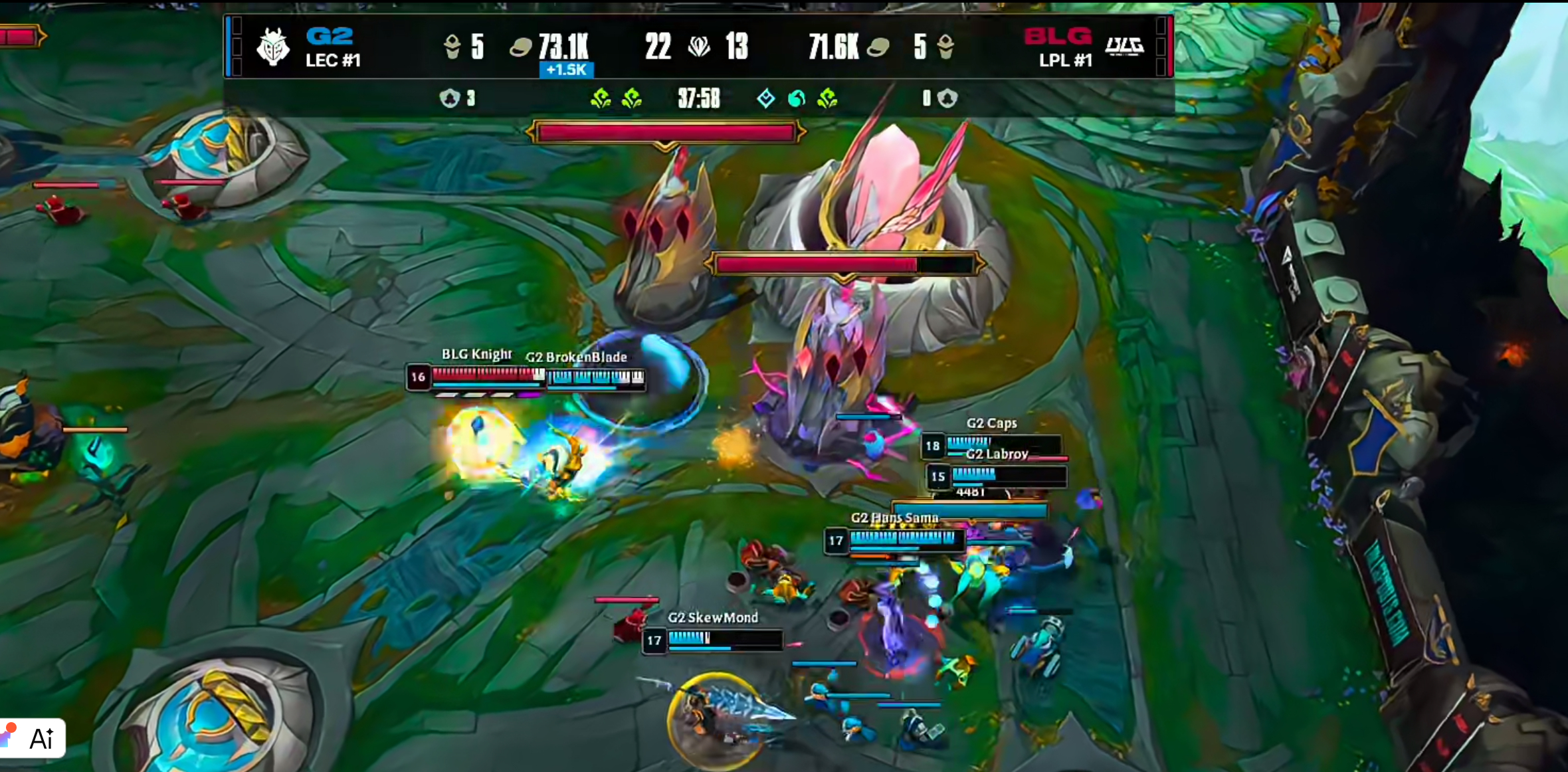 G2这么猛！G2对战BLG2026全球先锋赛