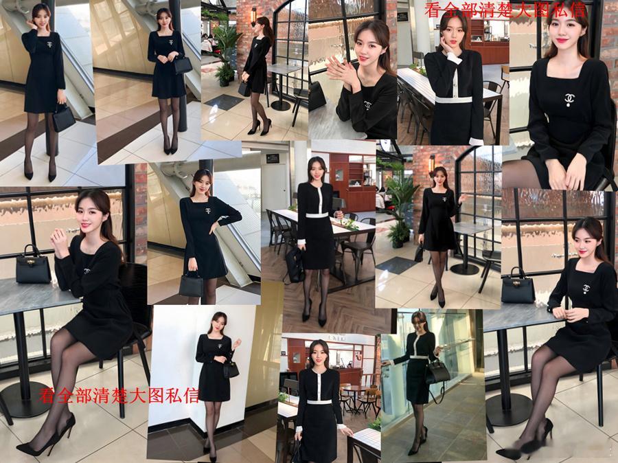 黑裙搭配黑丝的职业女人... ​​​