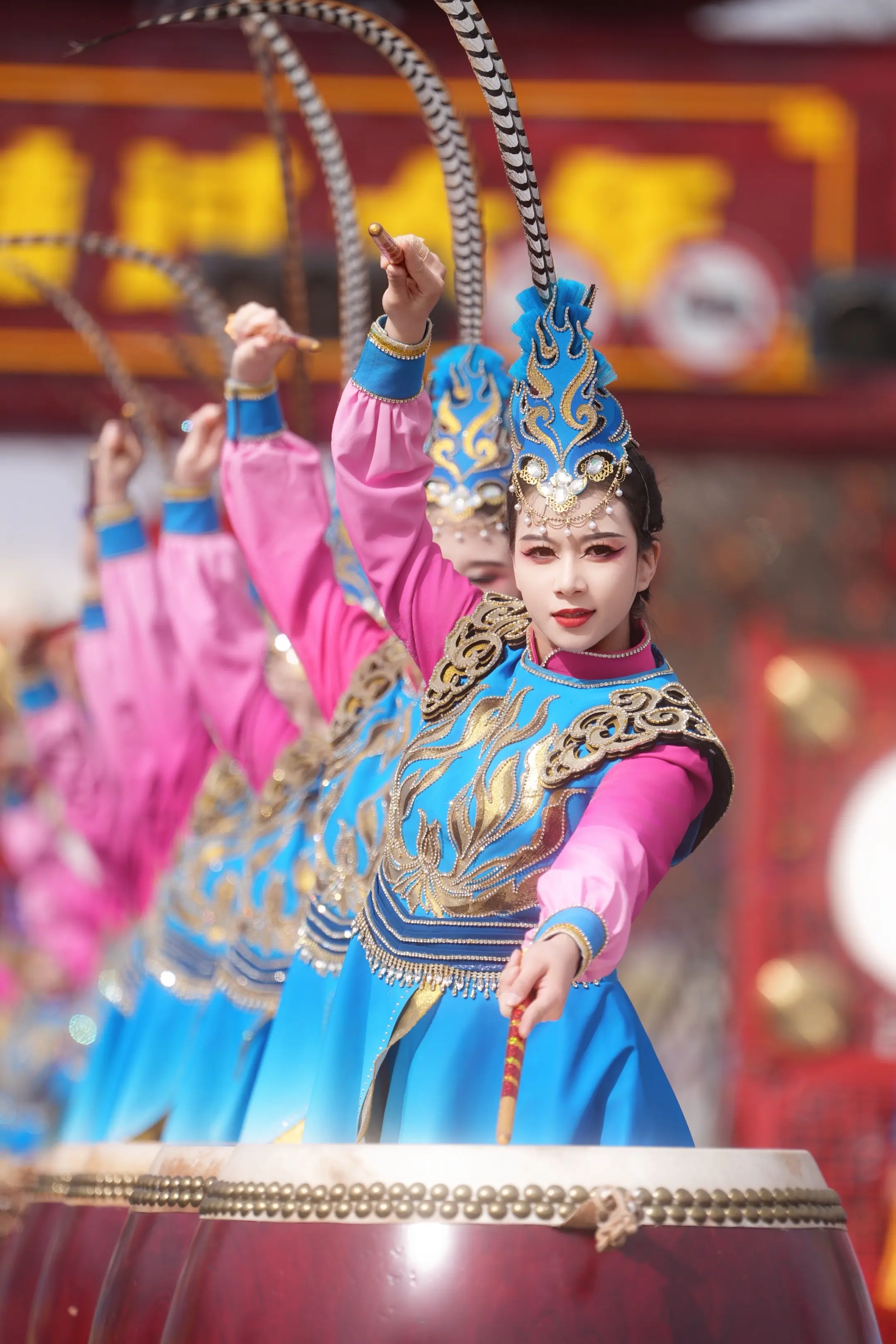 2026榆林秧歌展演经开区队高清大图合集……