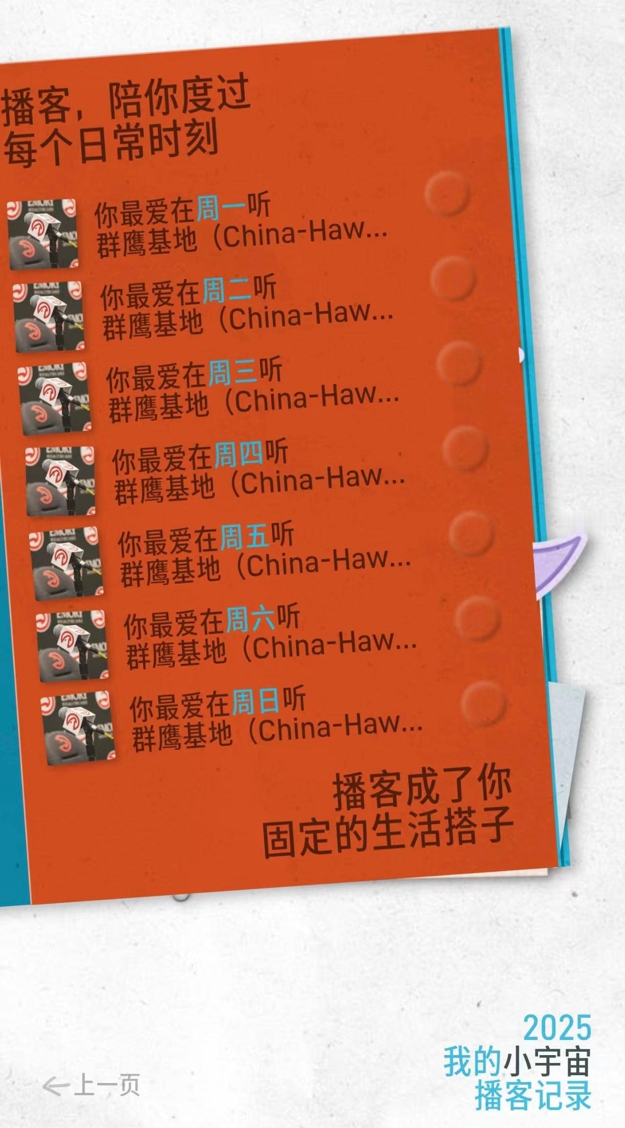 感谢听众朋友们的支持！chinahawks