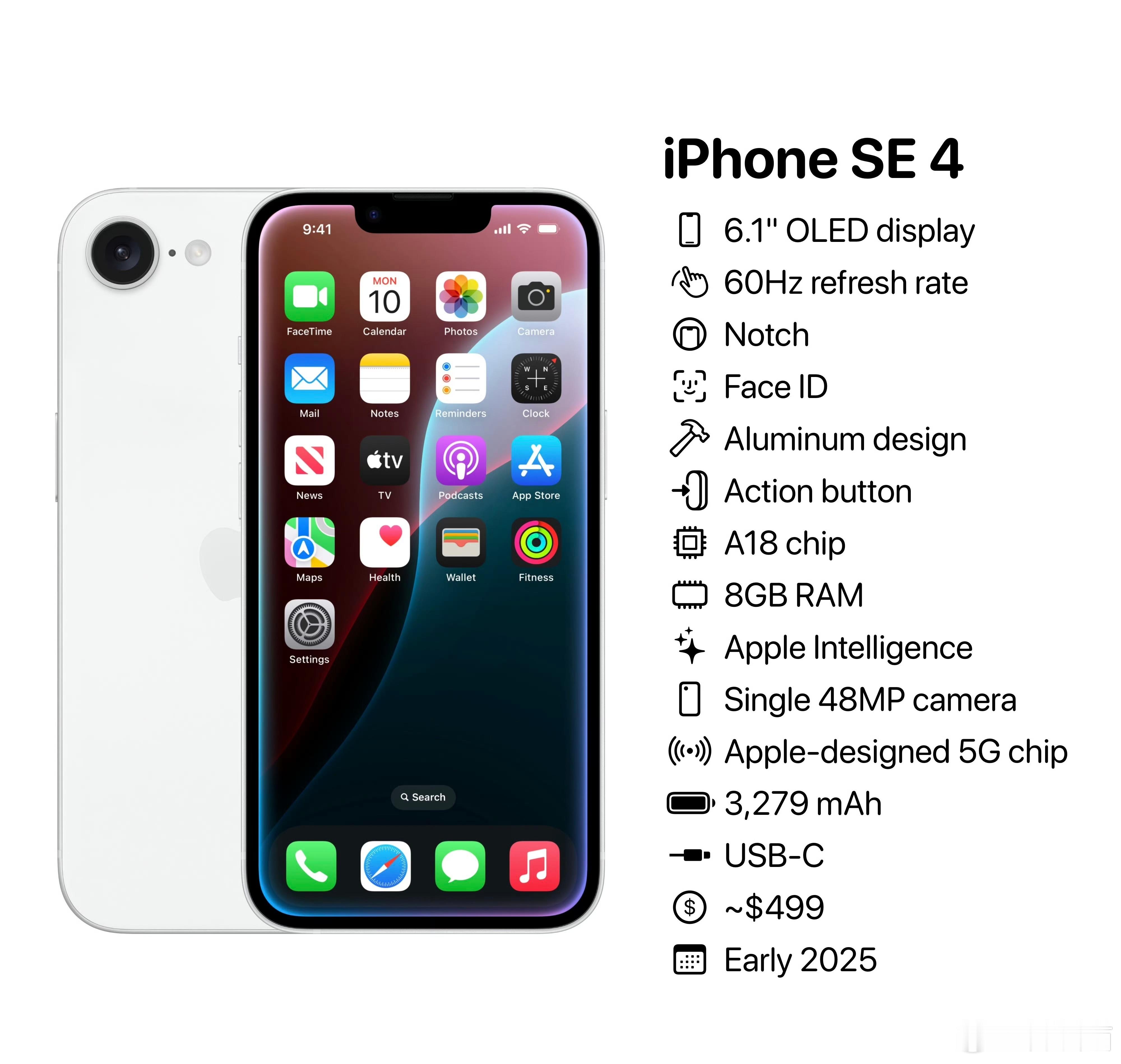 iPhone16E或将春季亮相 iPhone SE4改名叫iPhone 16E？